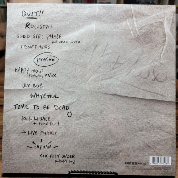 VINYL Hardy: Quit!! Exclusive Translucent Green LP SEALED - Picture 5 of 6